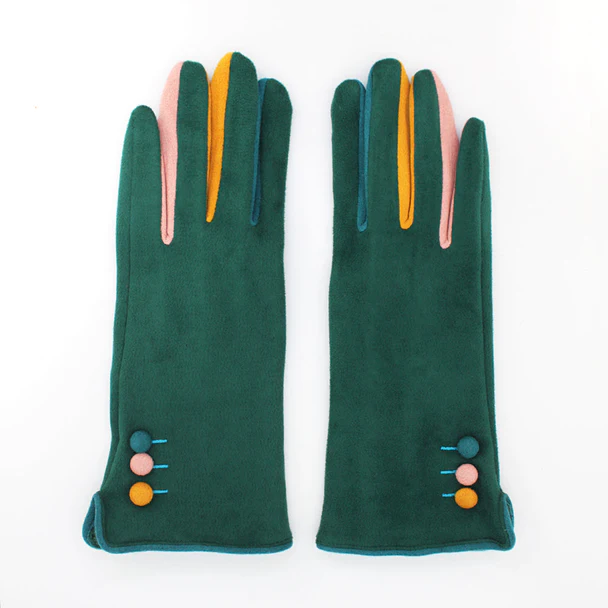 Teal Gloves