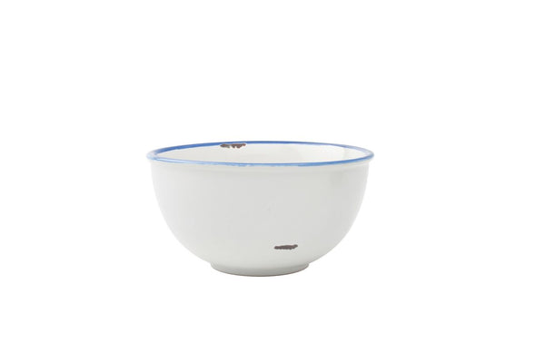 Canvas Home Tinware Small Bowl In White (set Of 4)