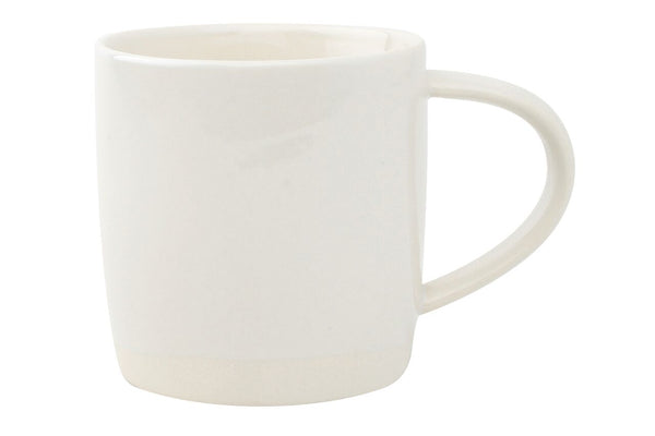Canvas Home Shell Bisque Mug White (set Of 4)