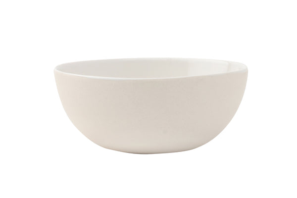 Canvas Home Shell Bisque Small Bowl White (set Of 4)