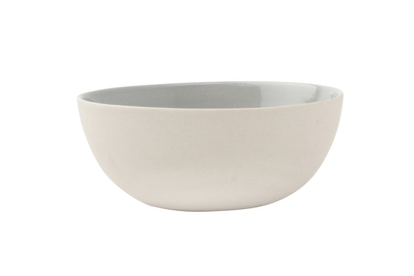Canvas Home Shell Bisque Small Bowl Grey (set Of 4)