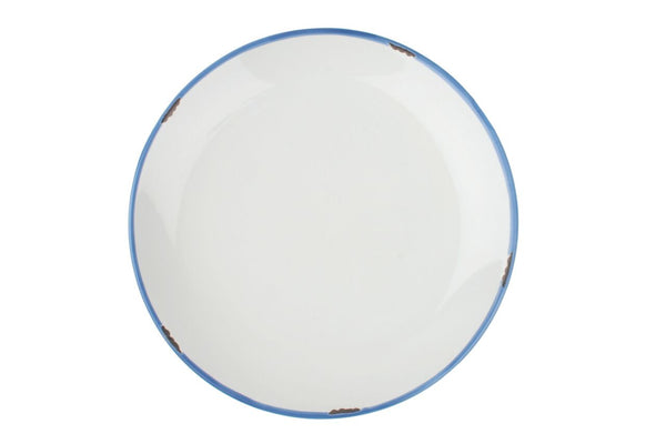 Canvas Home Tinware Dinner Plate In White (set Of 4)