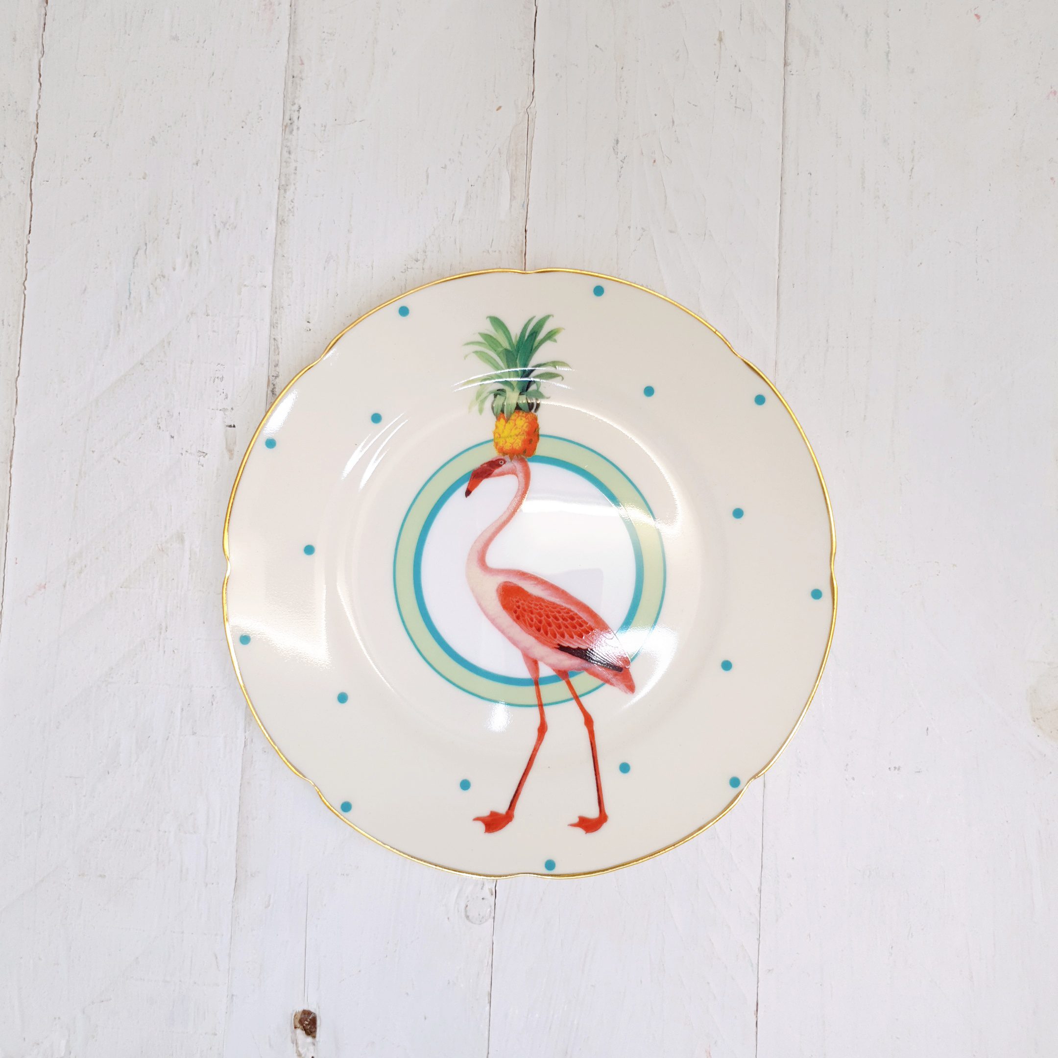 Flamingo Cake Plate