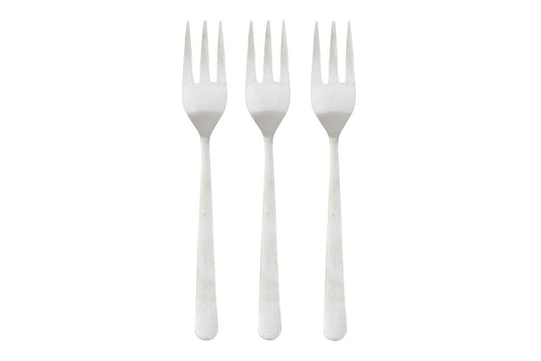 Canvas Home Oslo Cocktail Fork Set In Stainless Steel