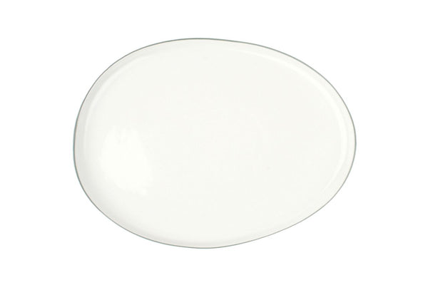 Canvas Home Abbesses Small Platter Grey Rim