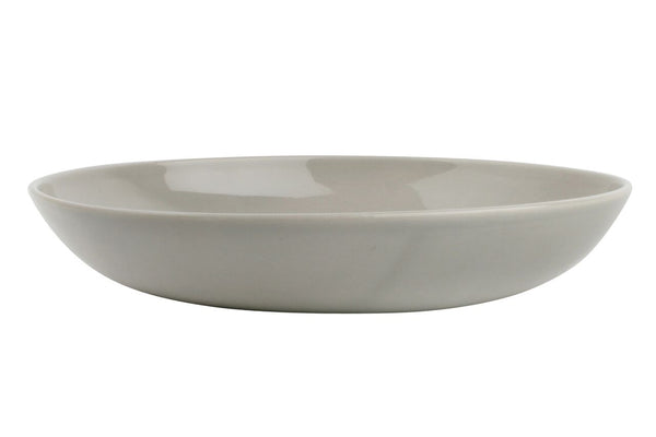 Canvas Home Shell Bisque Pasta Bowl Grey (set Of 4)