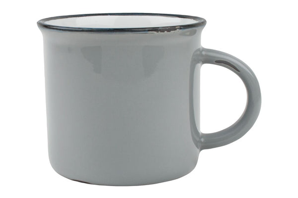 Canvas Home Tinware Mug In Light Grey (set Of 4)