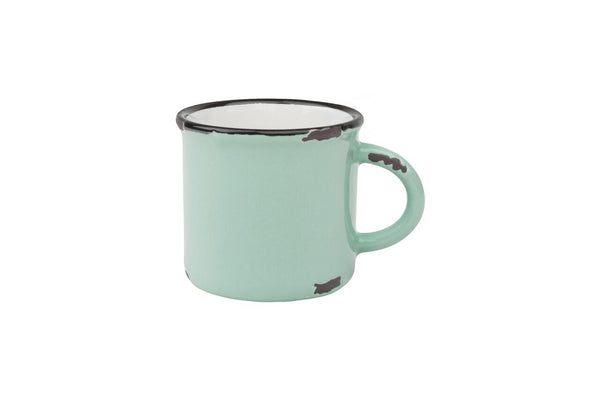 Canvas Home Tinware Espresso Mug in Pea Green (Set of 4)
