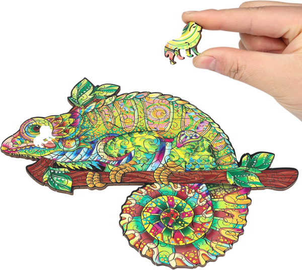 Chameleon Wooden Puzzle