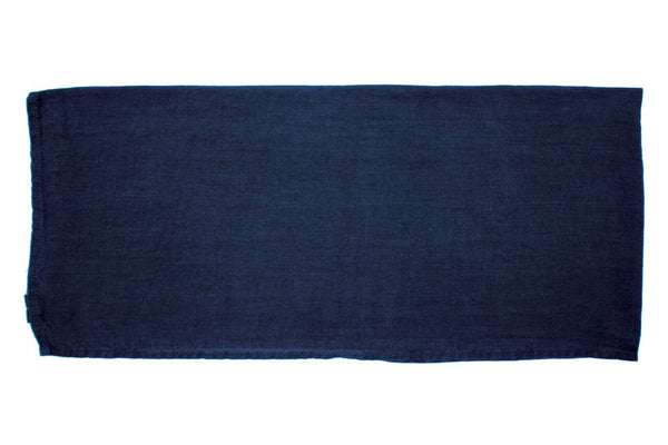 Canvas Home Vilnius Linen Tea Towel Grey/blue (set Of 2)