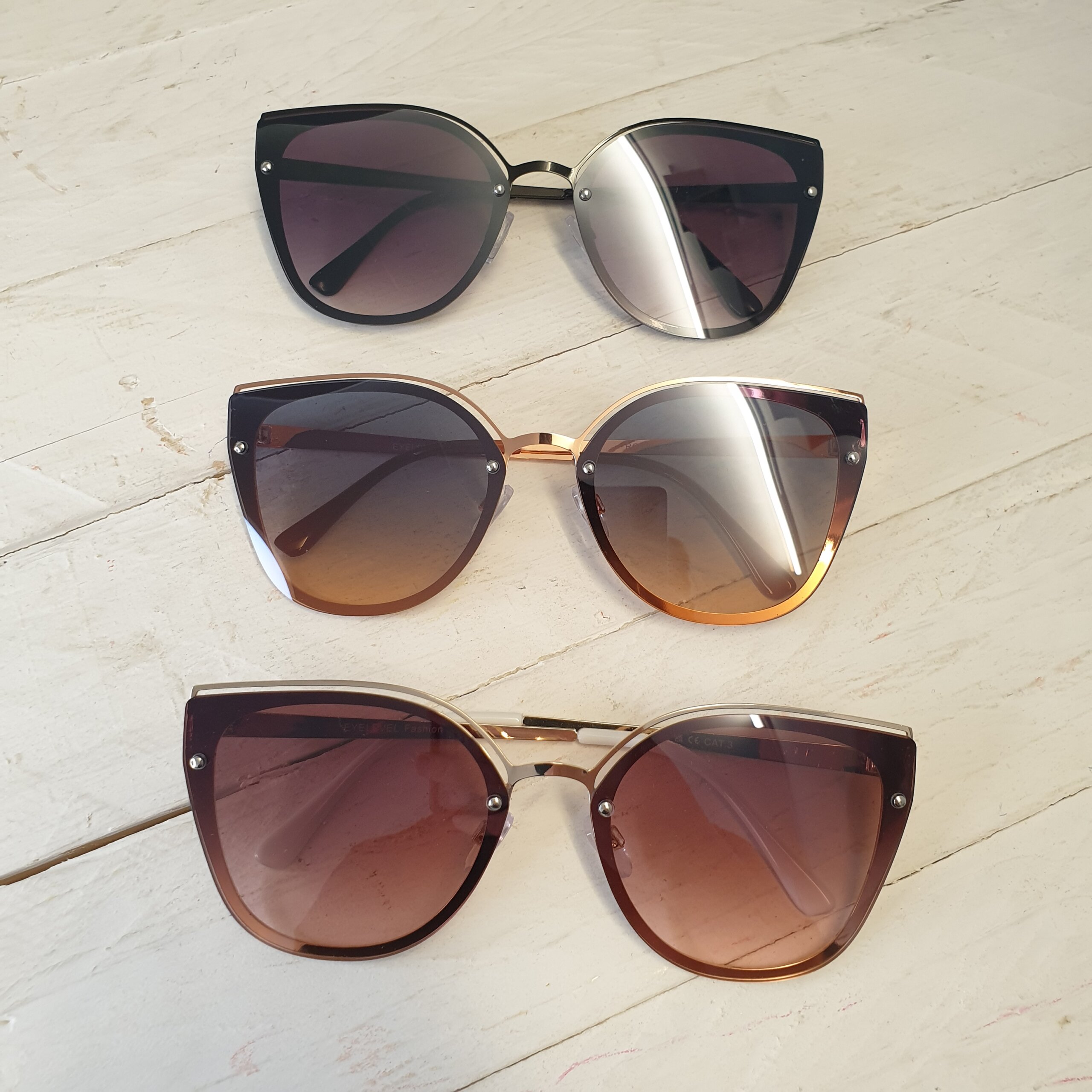 Sunglasses - Rosie Gold/white Arm