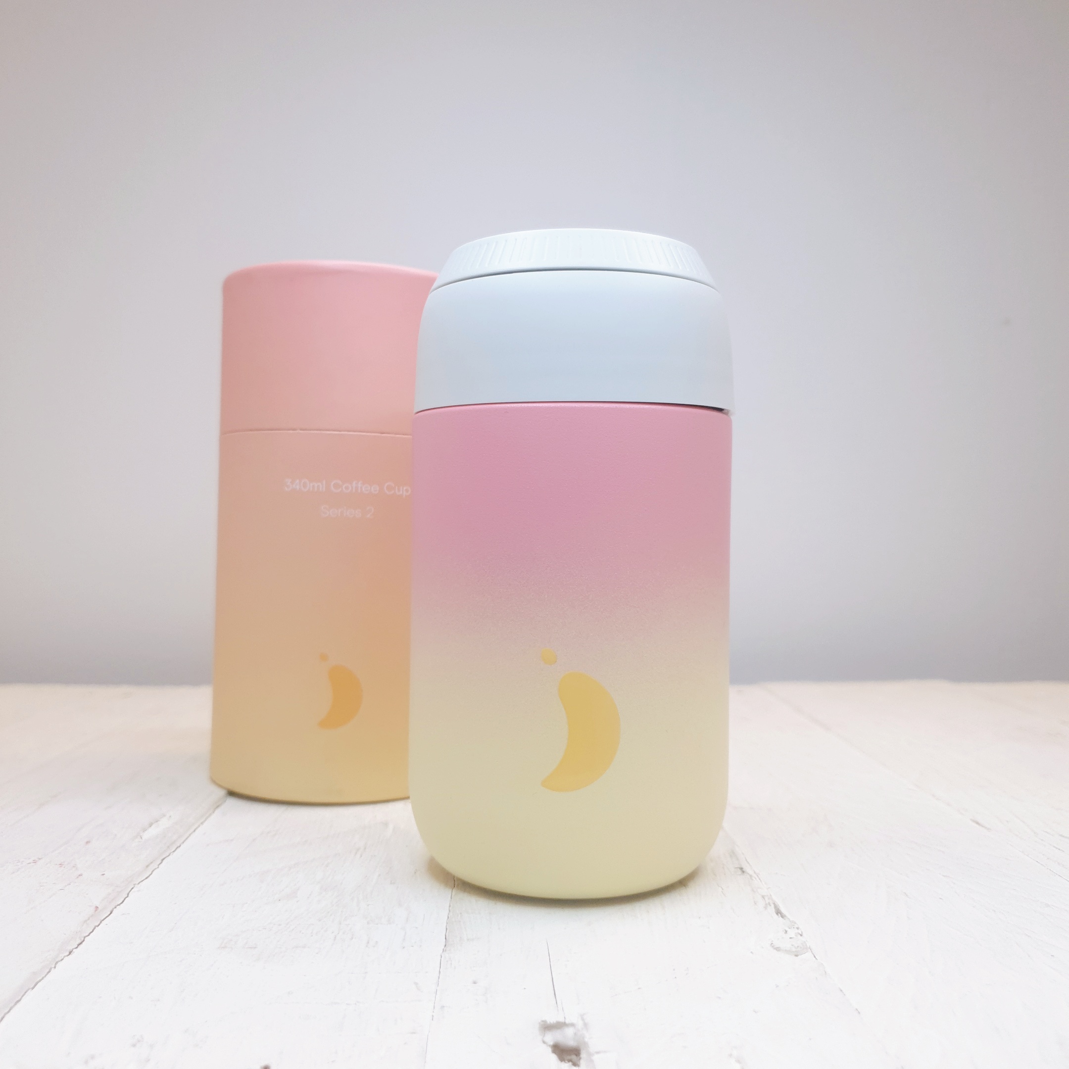 Chilly’s Bottles Ombre Chilly's Coffee Cup - Pink/yellow