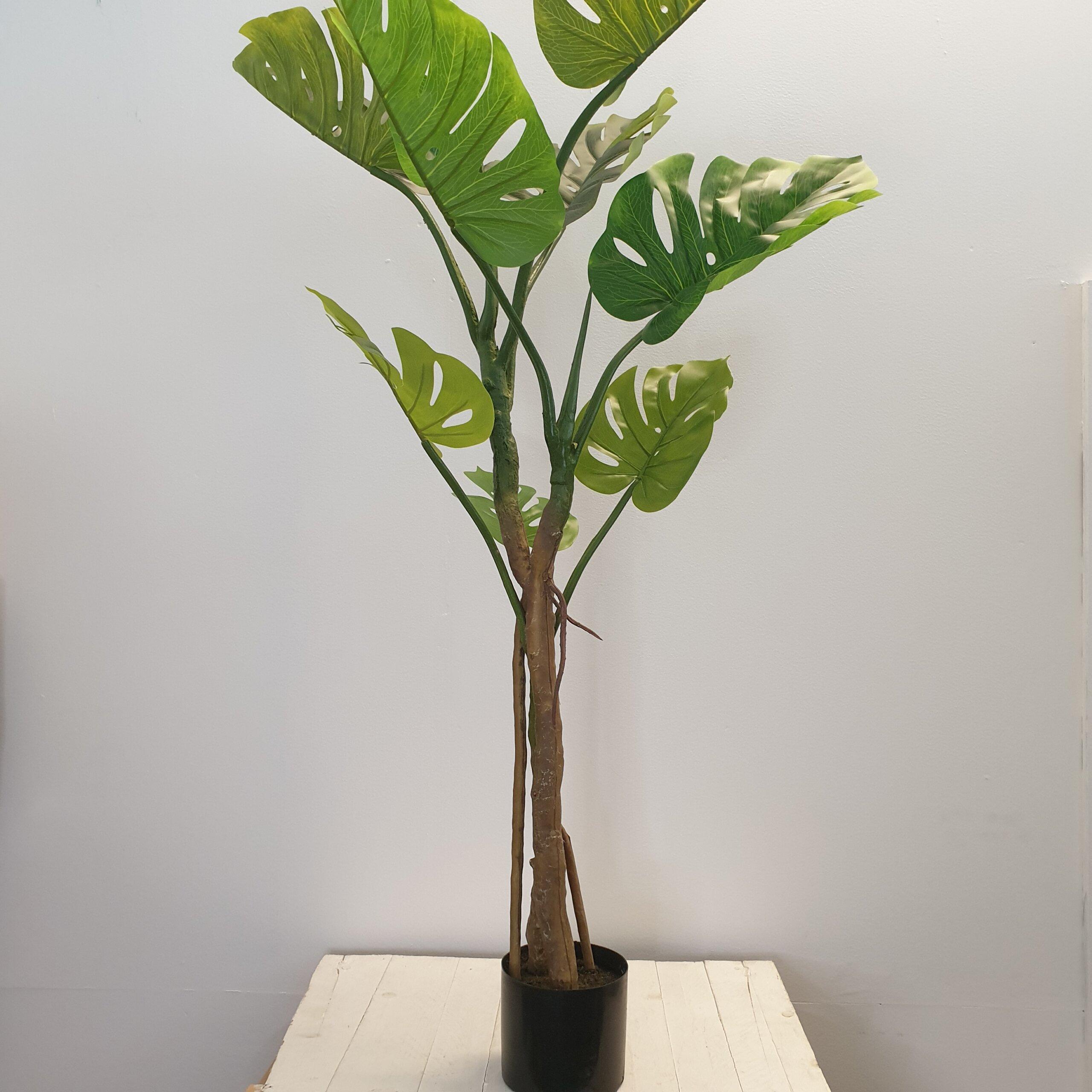 Artificial Monstera Leaf Plant Deco - 110cm