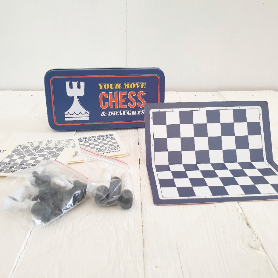 Rex London Travel Chess And Draughts Game