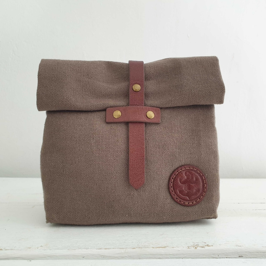 Waxed Canvas Wash Bag