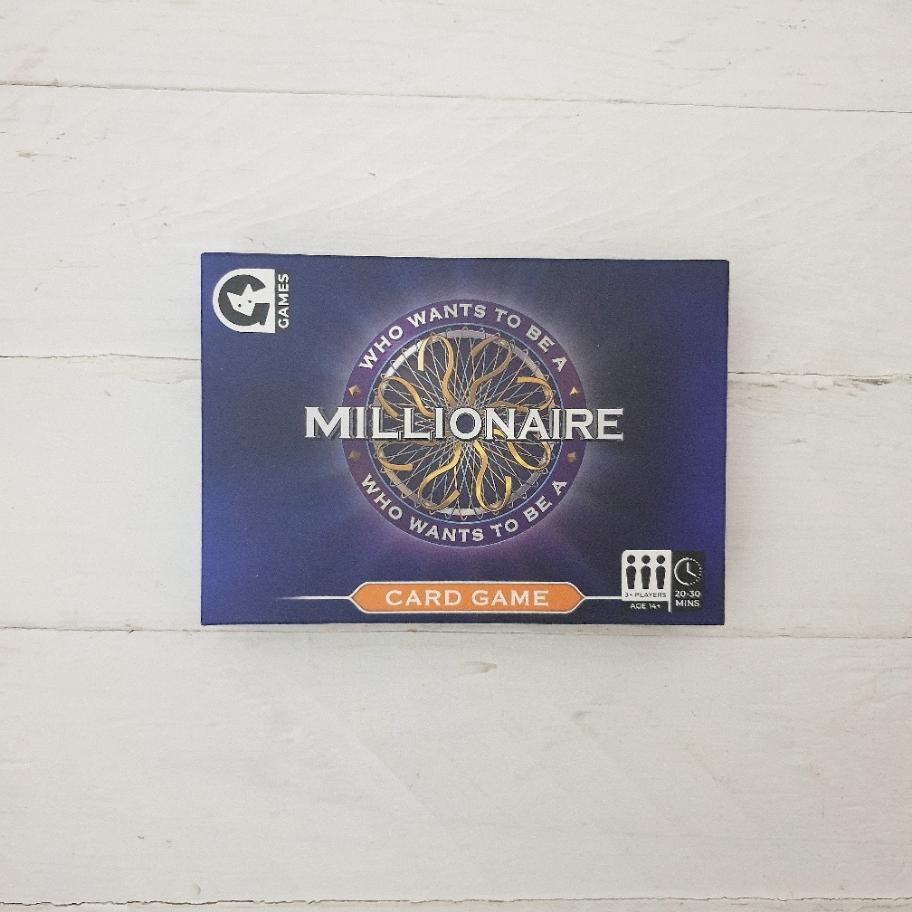 Ginger Fox Games Who Wants To Be A Millionaire Card Game