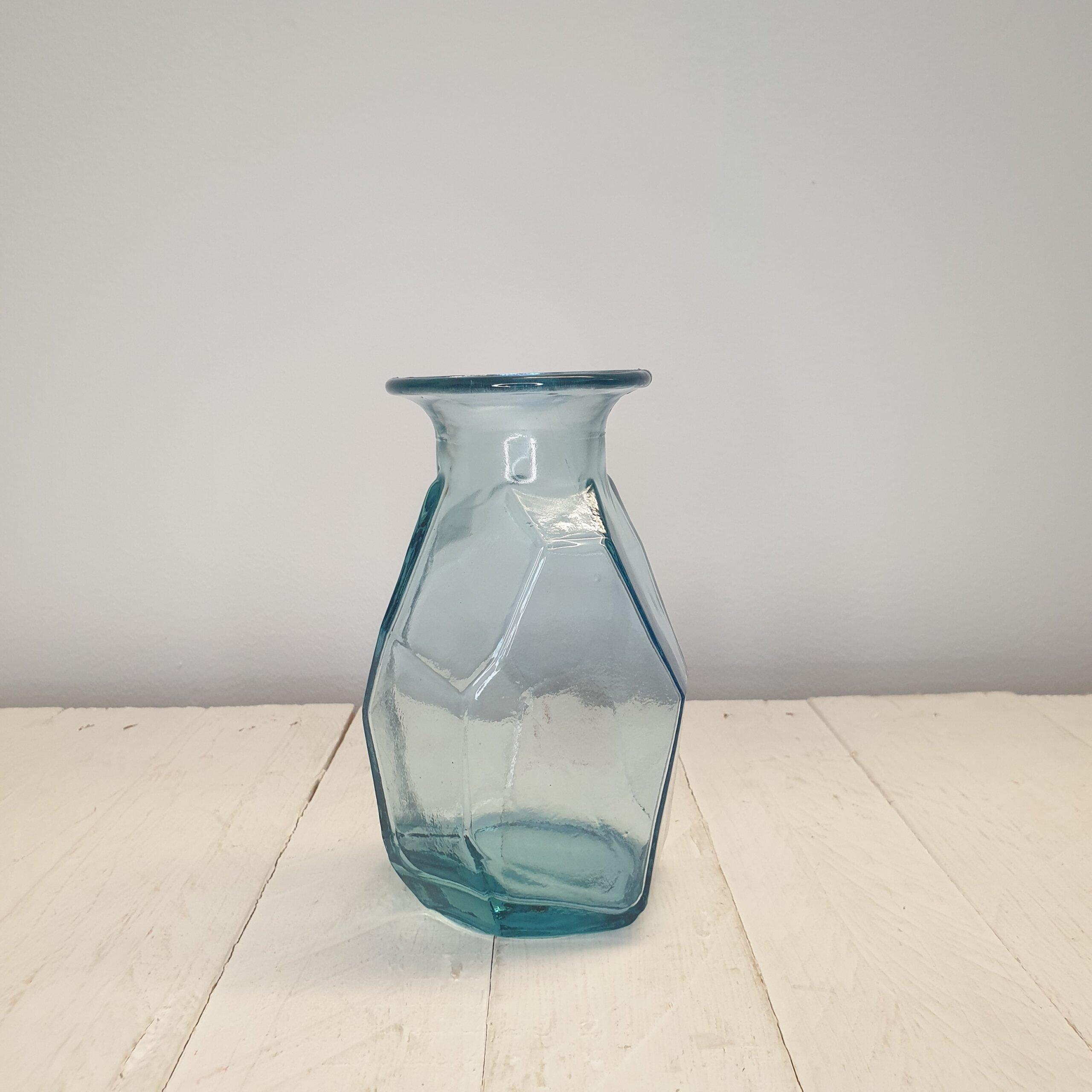 Clear Origami Glass Vase