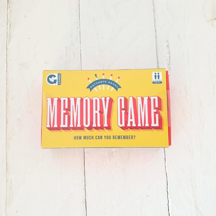 Matchbox Memory Game