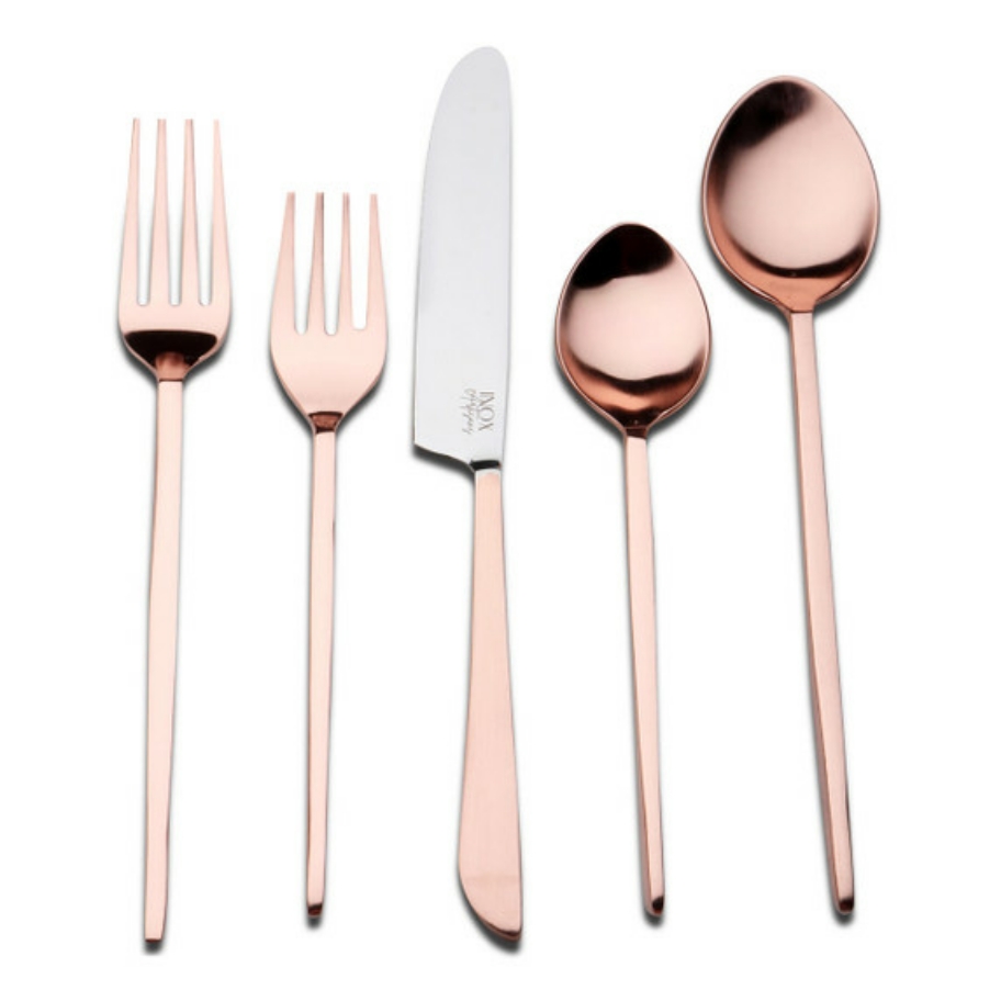 Flatware Cutlery Set (5pc) - Copper