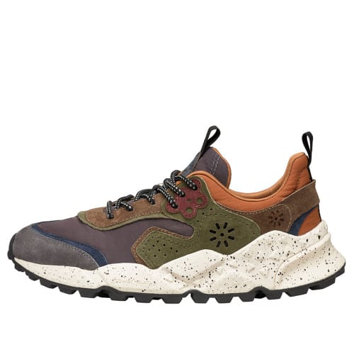 Flower Mountain Kotetsu Trainers - Anthracite/military/brown