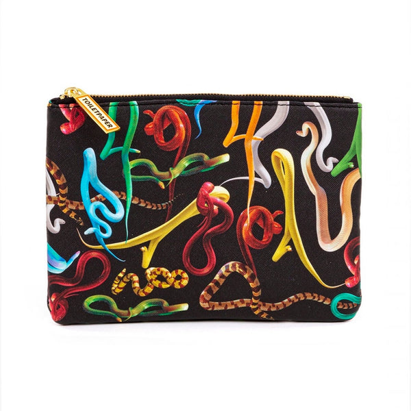 Snakes Canvas Wash Bag