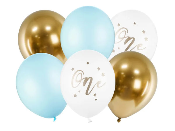 Partydeco Balloons 30cm One Pastel Light Blue