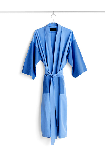 Waffle Bath Robe - Sky Blue