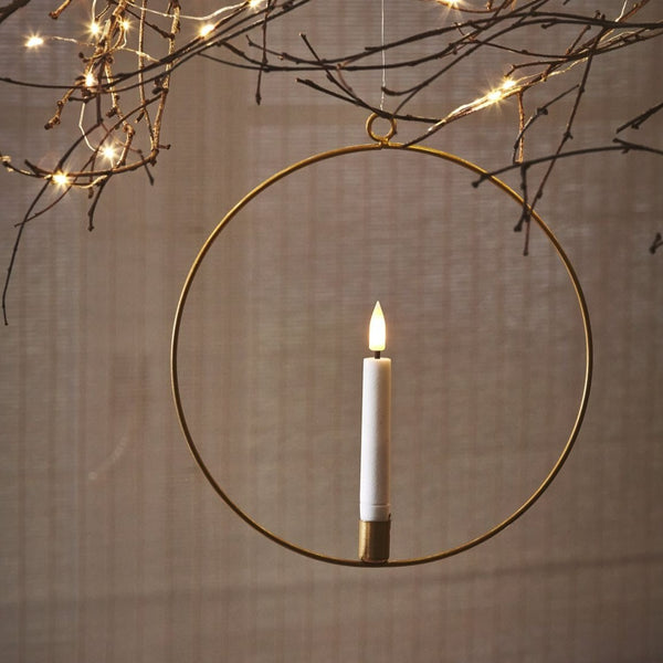 Lightstyle London Candle Ring Gold 20cm