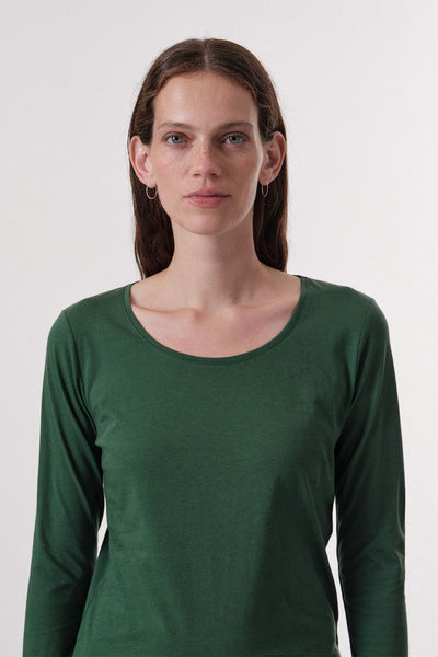 Lanius Long Sleeve Shirt Dark Green
