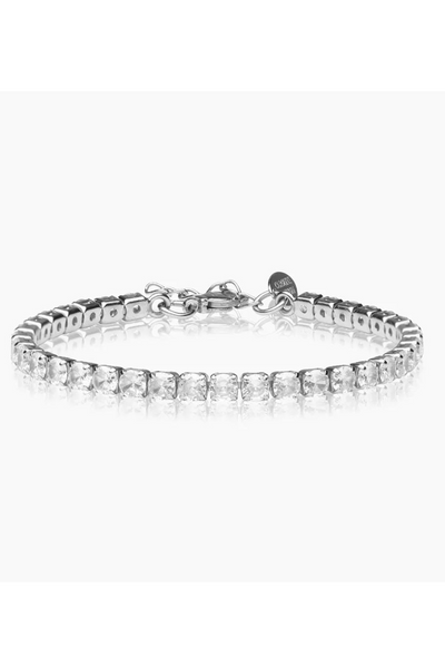 Zara Bracelet Silver - Crystal