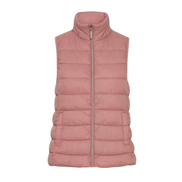 Padded Body Warmer - Ash Rose