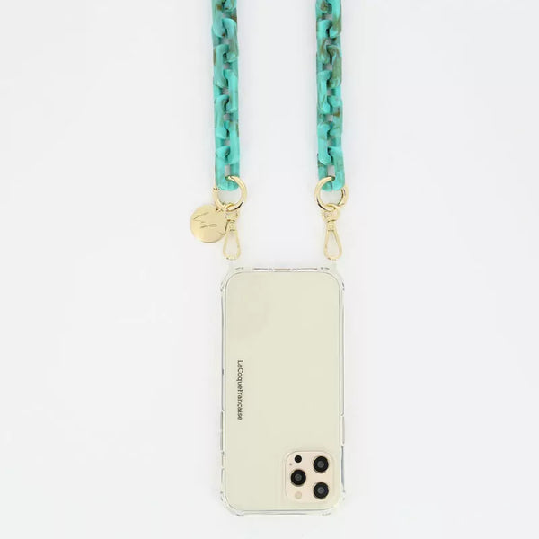 Emmy Phone Chain - Turquoise Shell