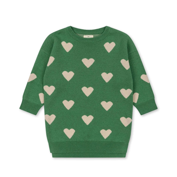 : Lapis Dress - Green Heart