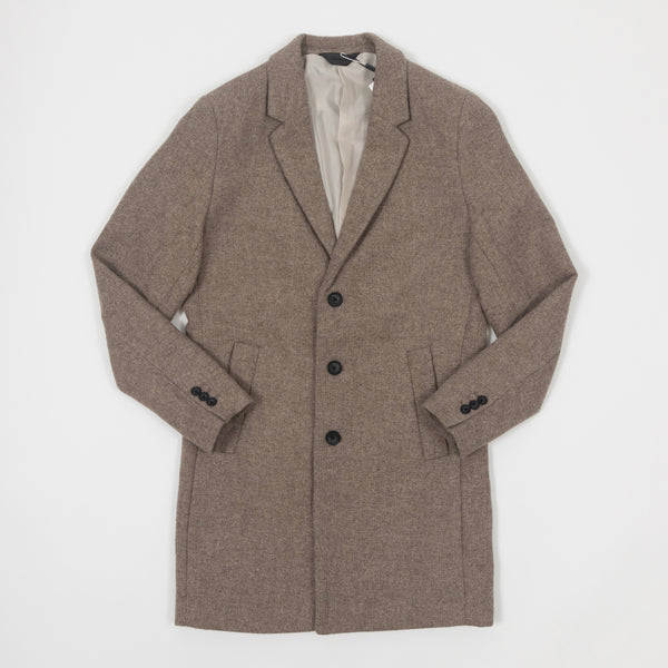 Emoulder Wool Blend Overcoat Coat in Grey