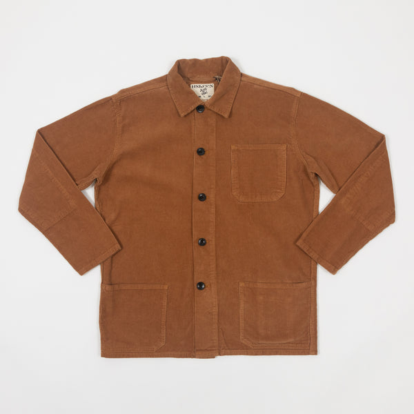 Tan Cord Buttoned Overshirt