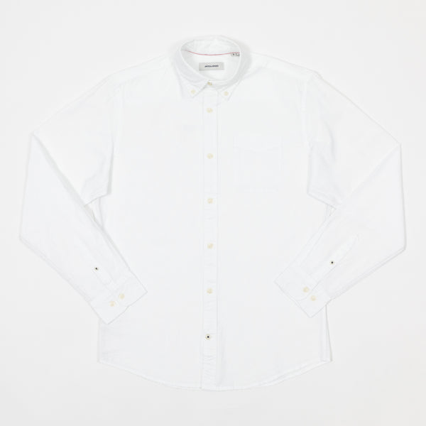 White Organic Cotton Slim Fit Shirt