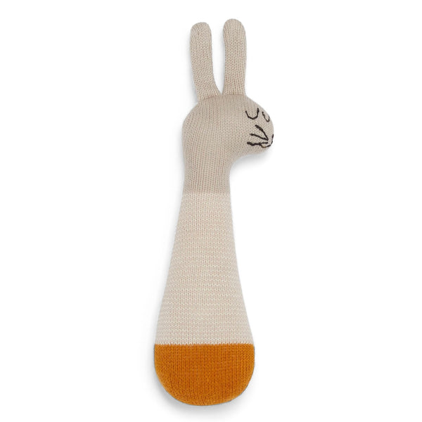 Julia Davey Cotton Knit Baby Rattle Rabbit By Sophie Home