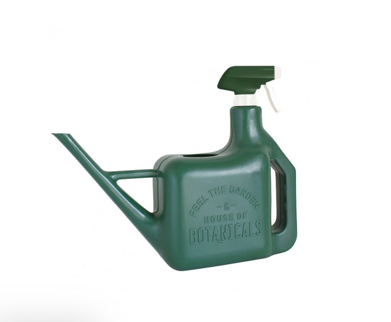 Time concept Green Watering Can and Spray Sprinkler