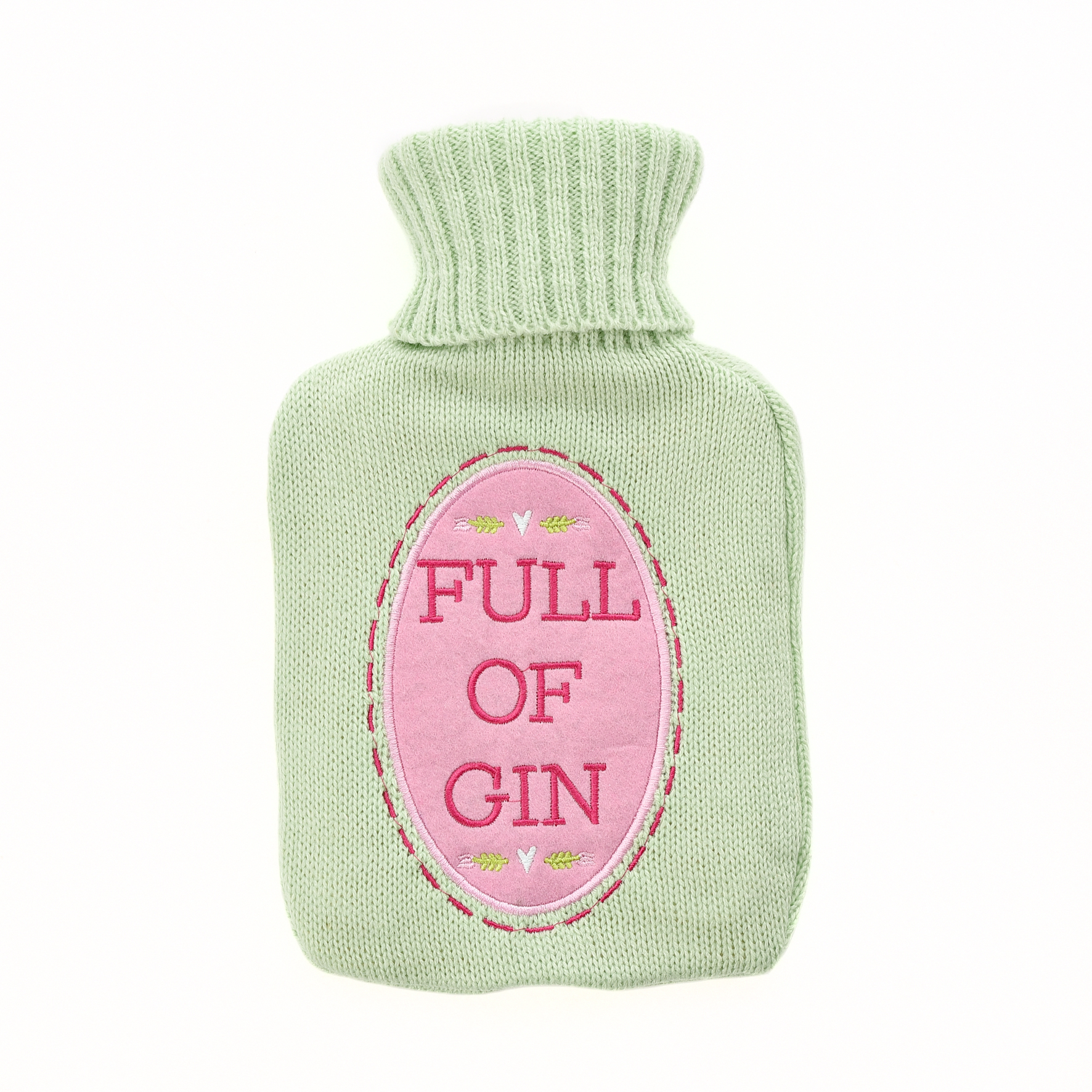 &Quirky Full Of Gin Hot Water Bottle