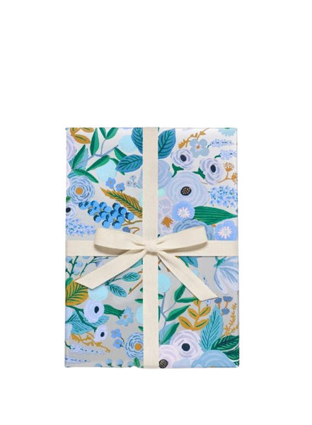 Rifle Paper Co. Garden Party Blue Continuous Roll Gift Wrap