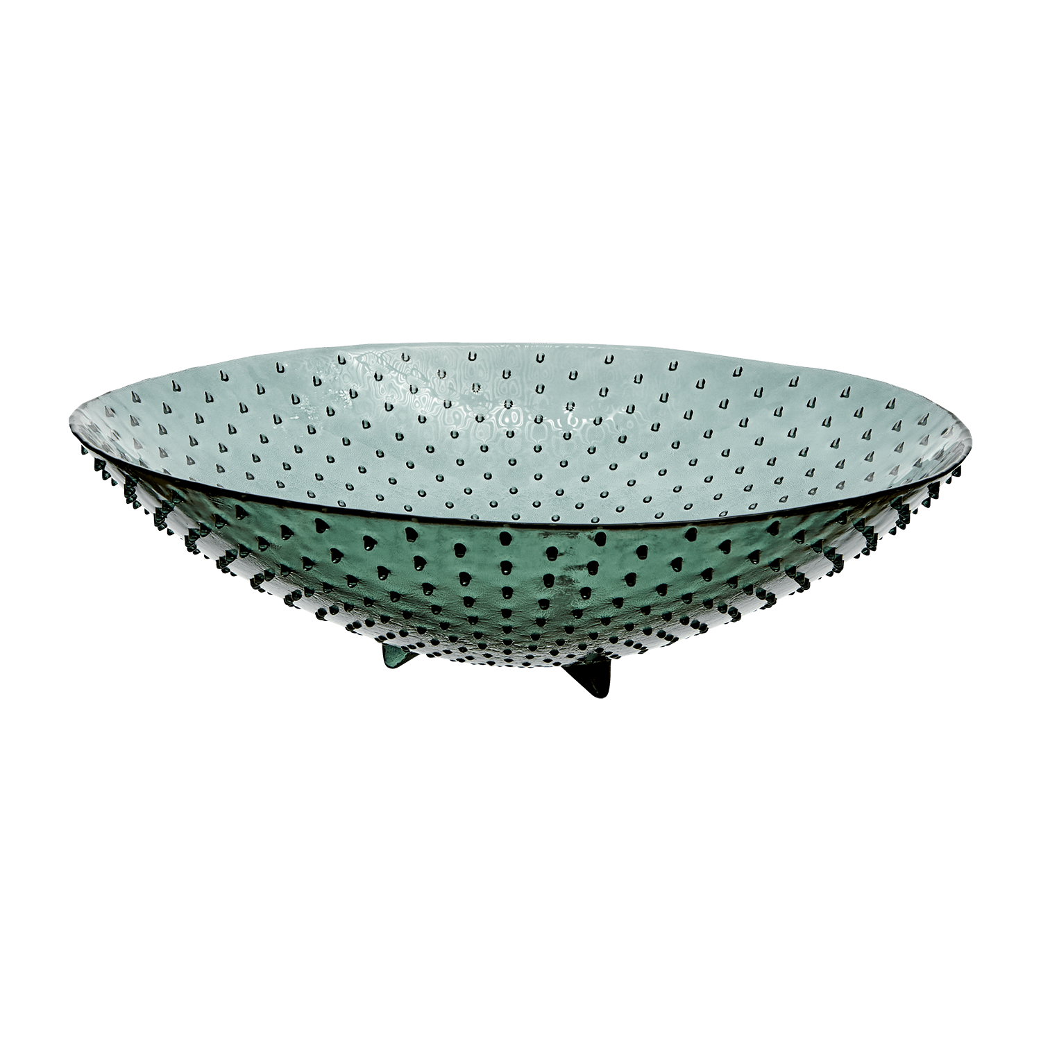 Affari Large Dark Green Glass Masala Bowl