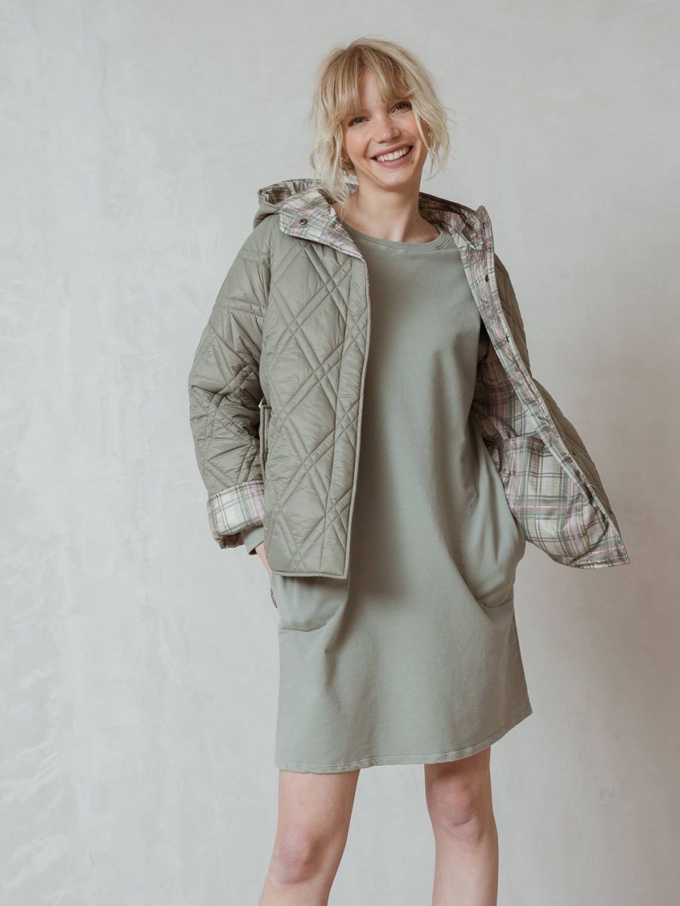 Indi&Cold Reversible Quilted Jacket