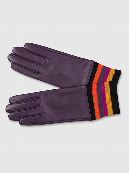 Liquorice Leather Gloves