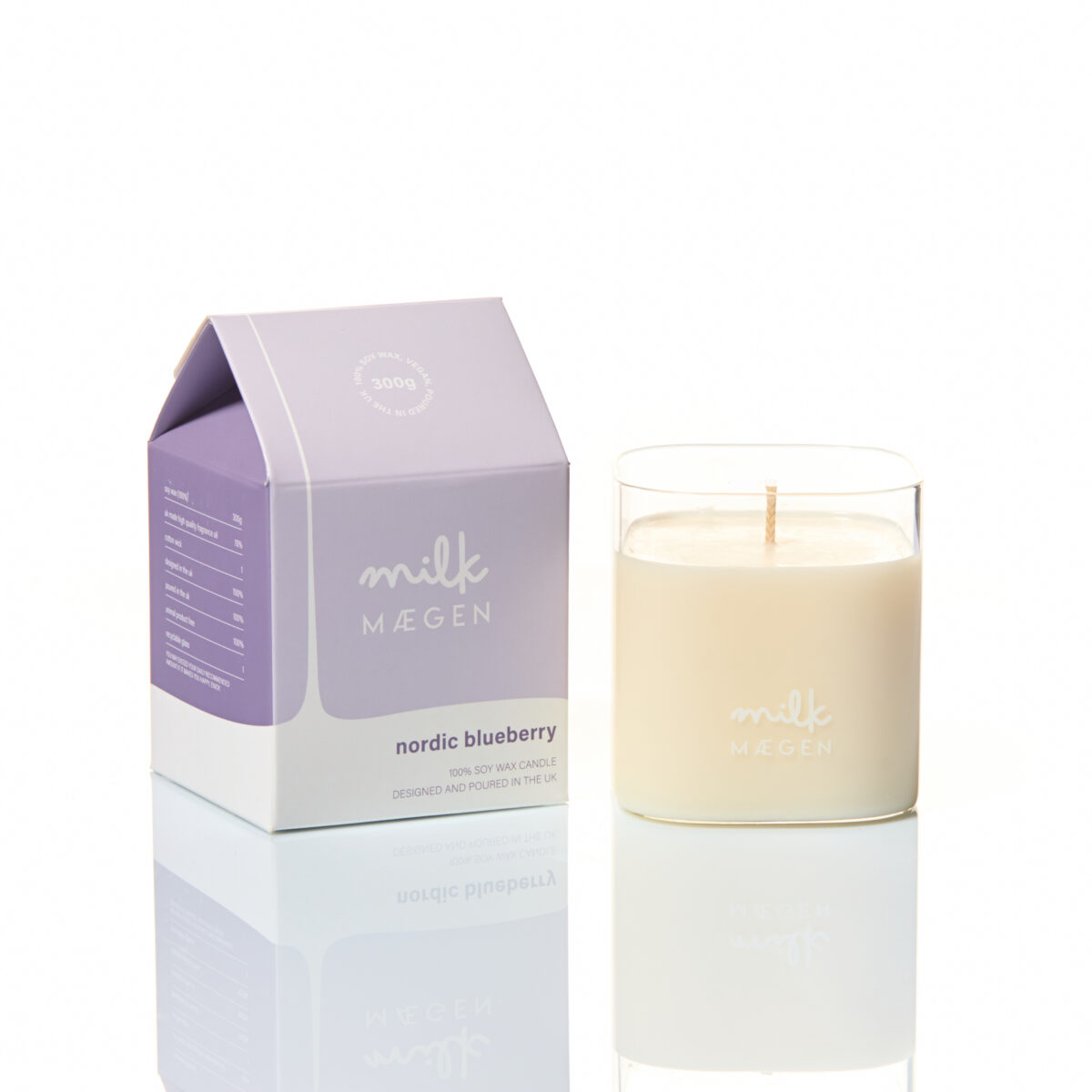 Milk Candle - Nordic Blueberry