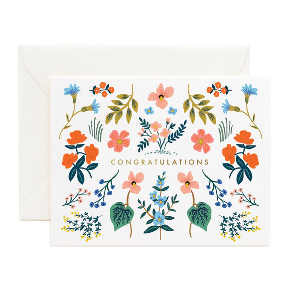 Rifle Paper Co. Congratulations Card Wildwood