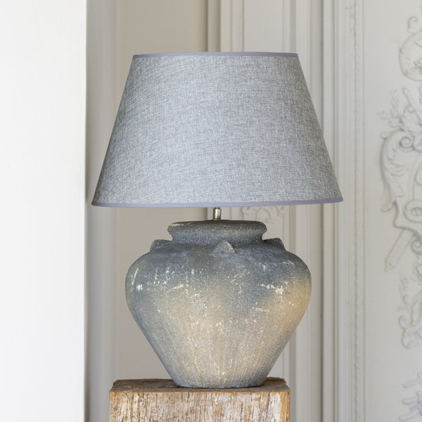Grand Illusions Lucca Lamp With Dark Grey Shade