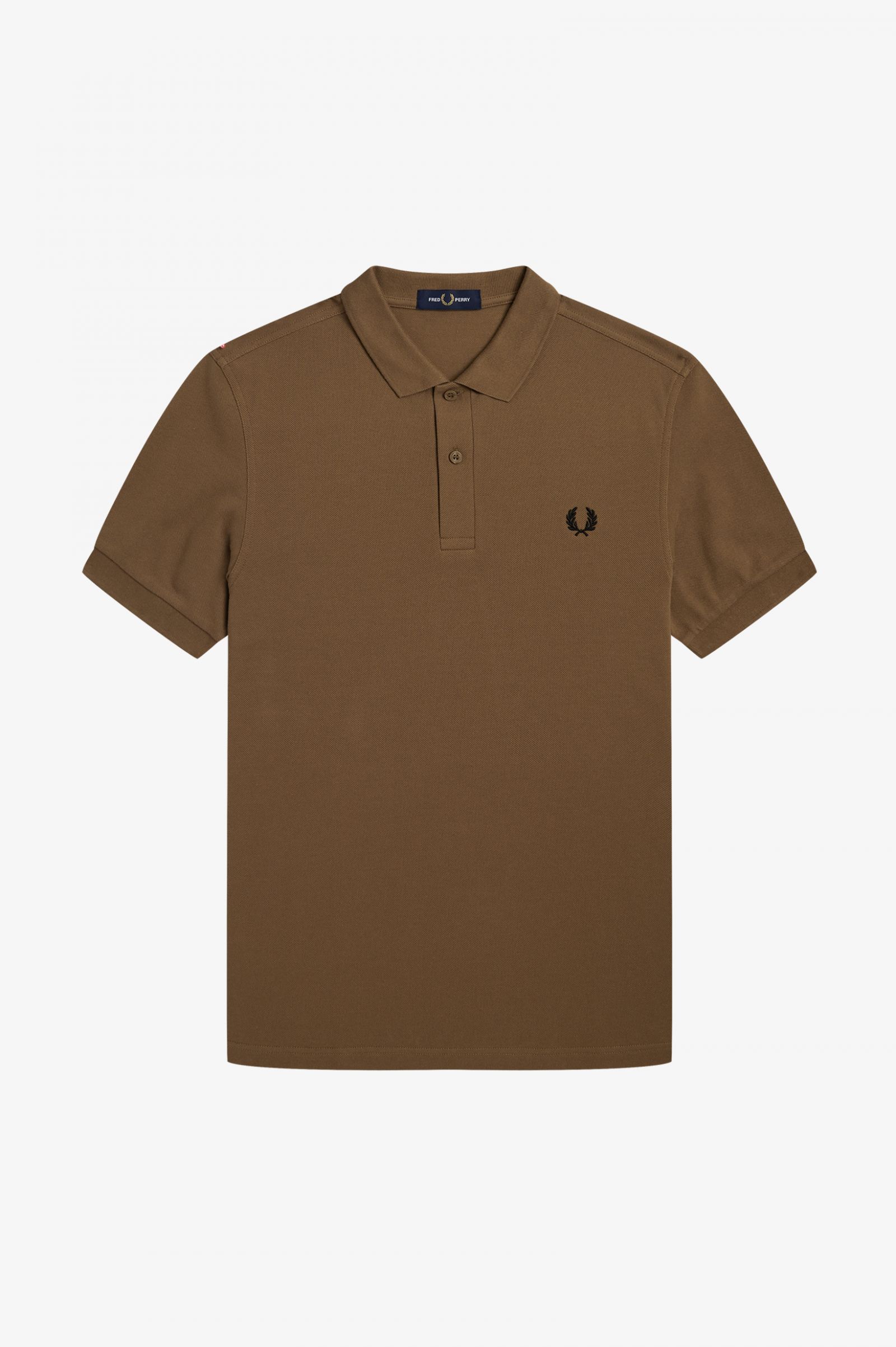 Fred Perry Fred Perry Slim Fit Plain Polo Shaded Stone / Black