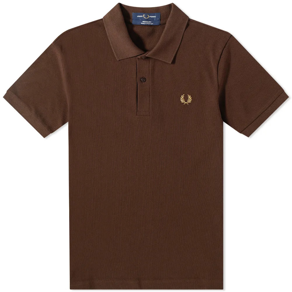 Fred Perry Fred Perry Reissues Original Plain Polo Rich Brown