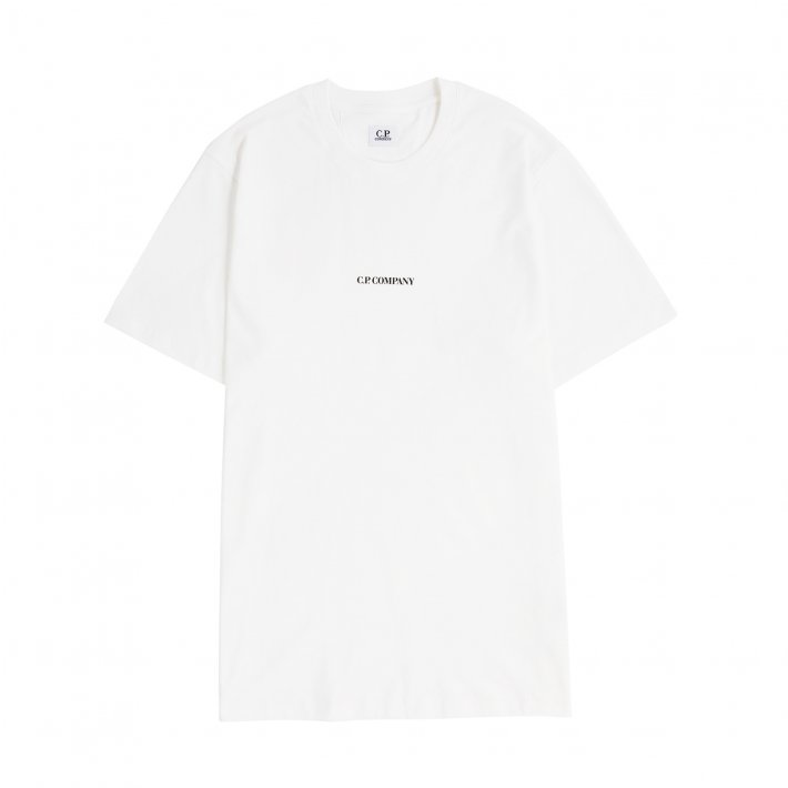 C.P. Company C.p. Company 30/1 Jersey Relaxed Fit Logo T-shirt Gauze White