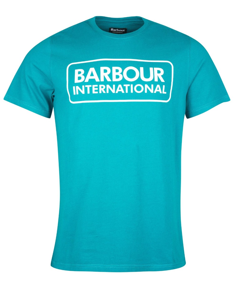 Barbour Barbour International Essential Large Logo T-shirt Shaded Spruce